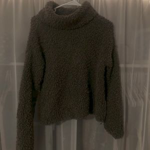 Fluffy Green Sweater